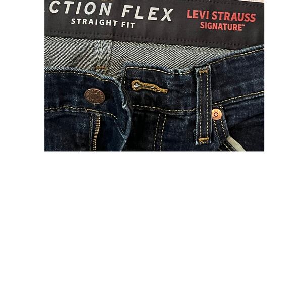 Levi Action Flex Signature Straight Fit Jeans 34x30 - Picture 4 of 5